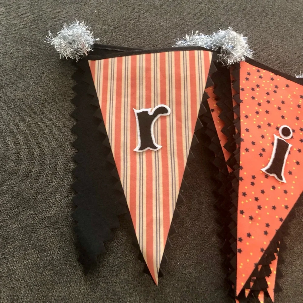 Pottery Barn Trick-or-Treat Pennant Garland